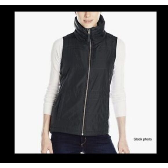 COLUMBIA Black fleece lined Shining Light Insulated Vest Jacket women’s XS - Picture 6 of 9